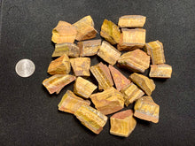 Load image into Gallery viewer, Tigers Eye Rough Raw Tumbling Stones Natural Crystal Gemstones