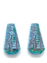 Load image into Gallery viewer, Egyptian Pharaoh Blue Turquoise Cabochon