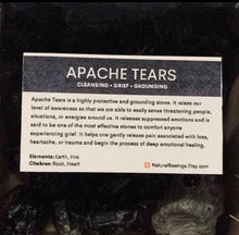 Load image into Gallery viewer, Apache Tears Black Obsidian Volcanic Glass Rough / Raw / Natural