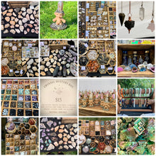 Load image into Gallery viewer, Good Karma Crystal Mystery Surprise Box / Crystals, Trolls, Herbs, Jewelry, Essential Oils, Incense, Candles