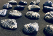 Load image into Gallery viewer, Sodalite Large Tumbled & Polished / High Quality / UV Reactive