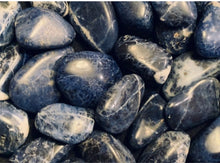 Load image into Gallery viewer, Sodalite Large Tumbled & Polished / High Quality / UV Reactive