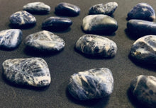 Load image into Gallery viewer, Sodalite Large Tumbled & Polished / High Quality / UV Reactive