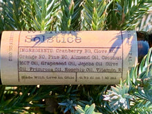 Load image into Gallery viewer, Winter Solstice Blend Wildcrafted Pure Essential Oil Roller Bottle