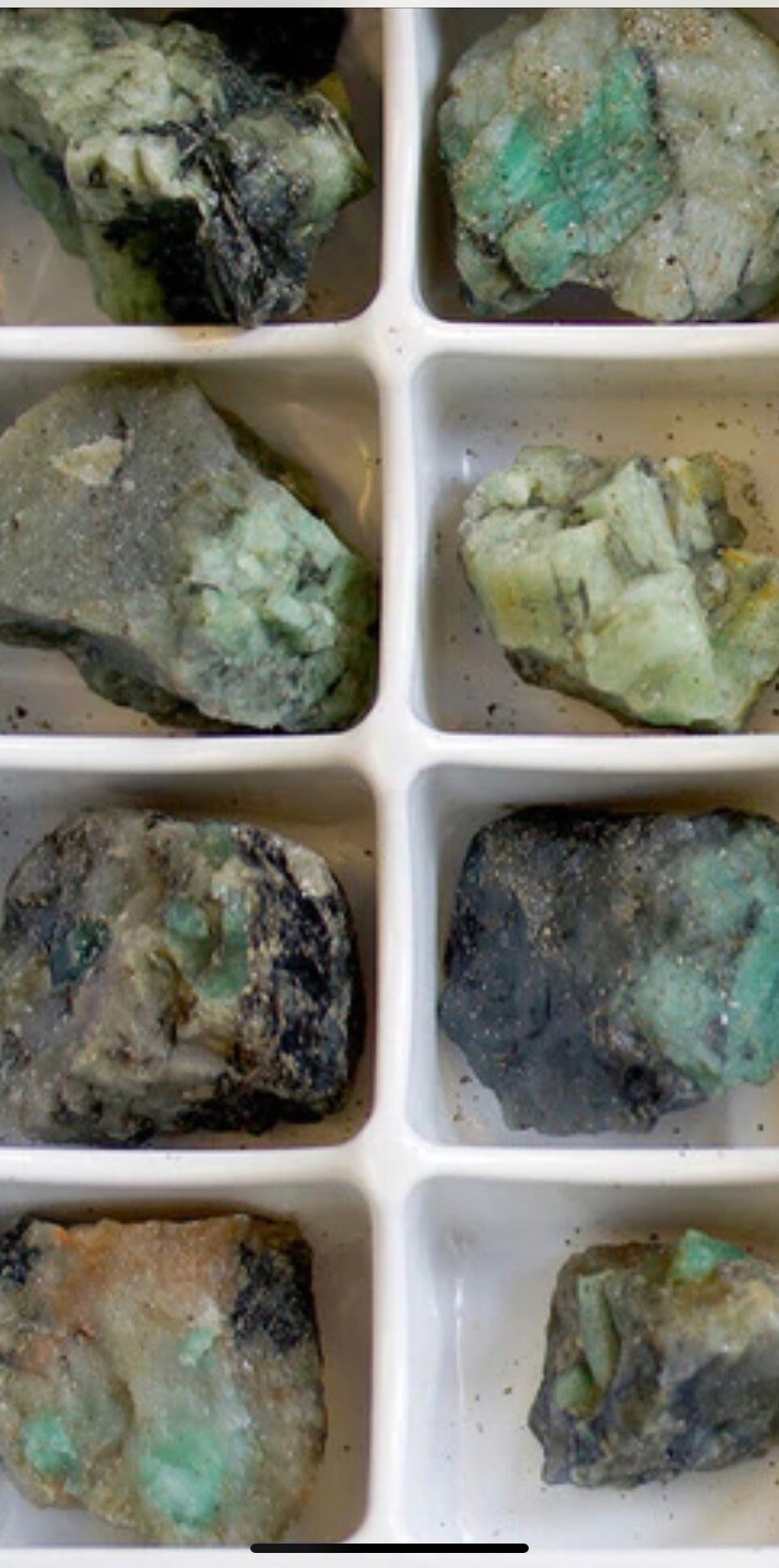 Raw Natural Emerald Crystal Gemstone Matrix
