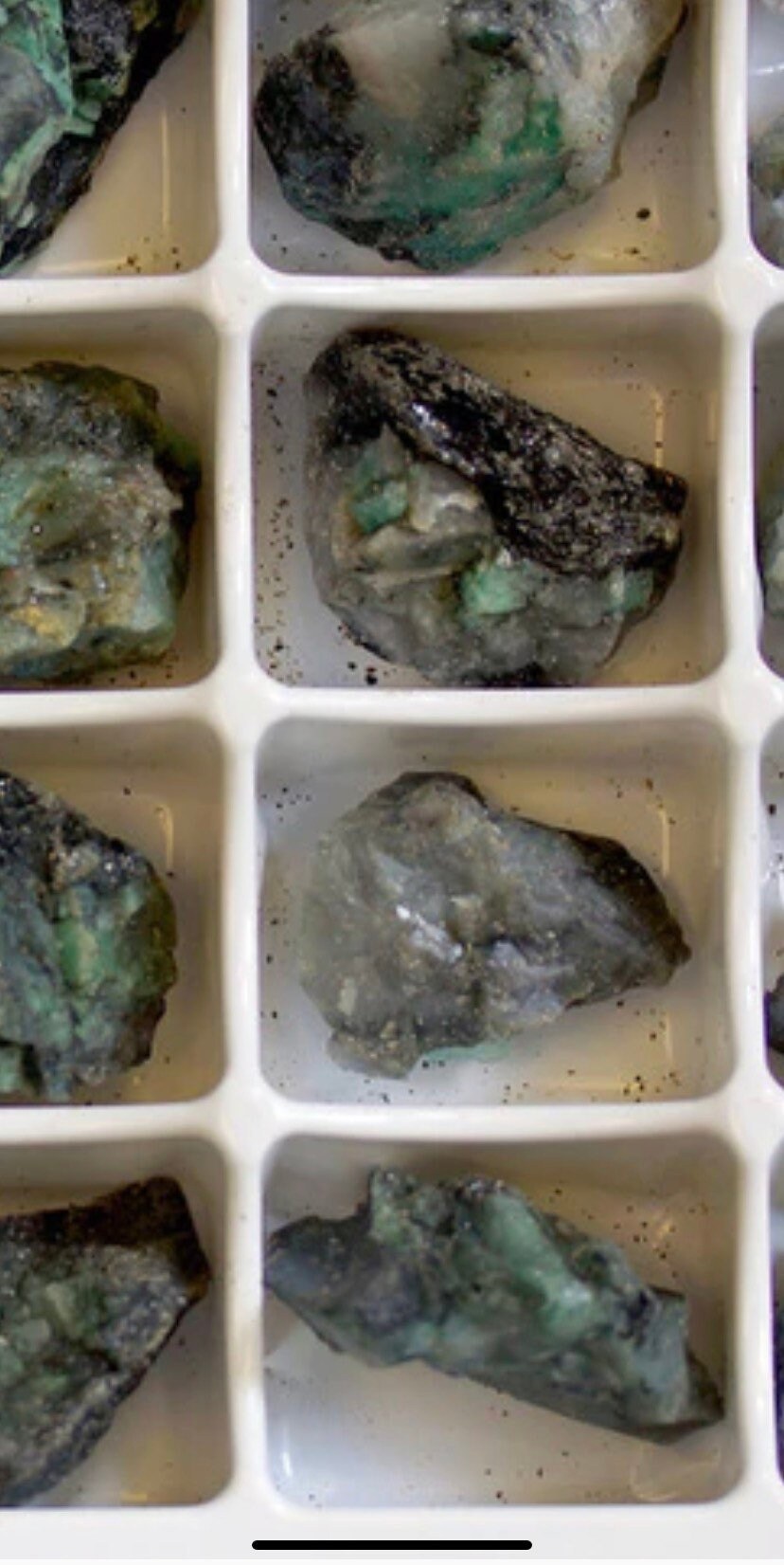 Raw Natural Emerald Crystal Gemstone Matrix