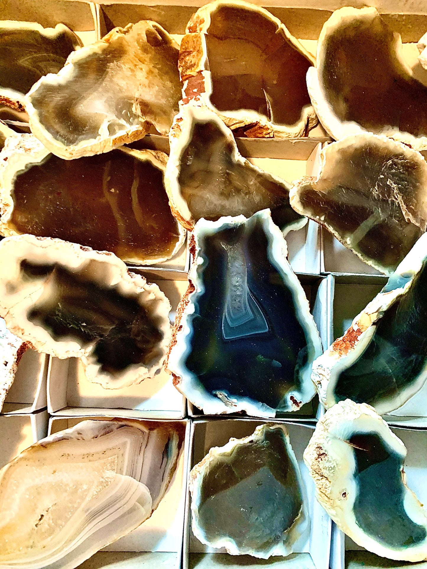 Polished Natural Agate Medium Slab Slice