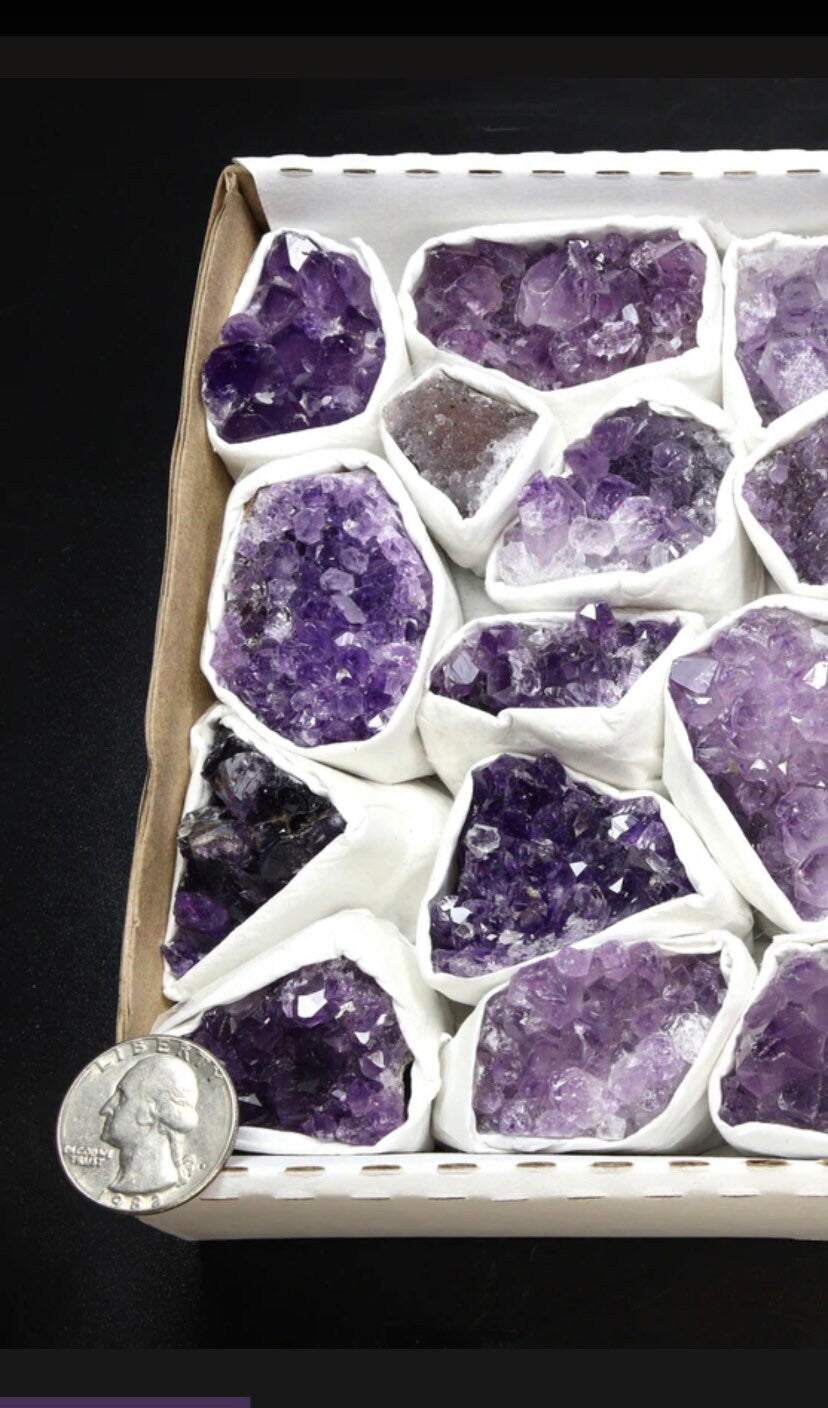 Amethyst Druzy Raw Natural Crystal