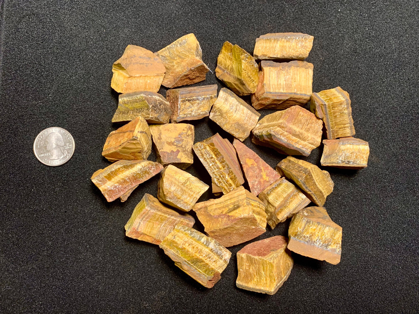 Tigers Eye Rough Raw Tumbling Stones Natural Crystal Gemstones