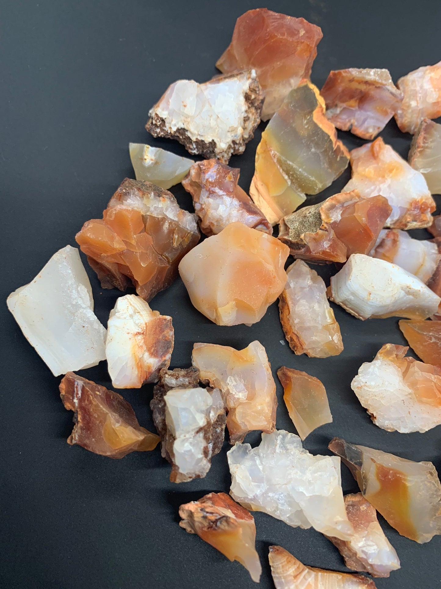 Carnelian Agate Rough Raw Natural Tumbling Stones Crystal Gemstones