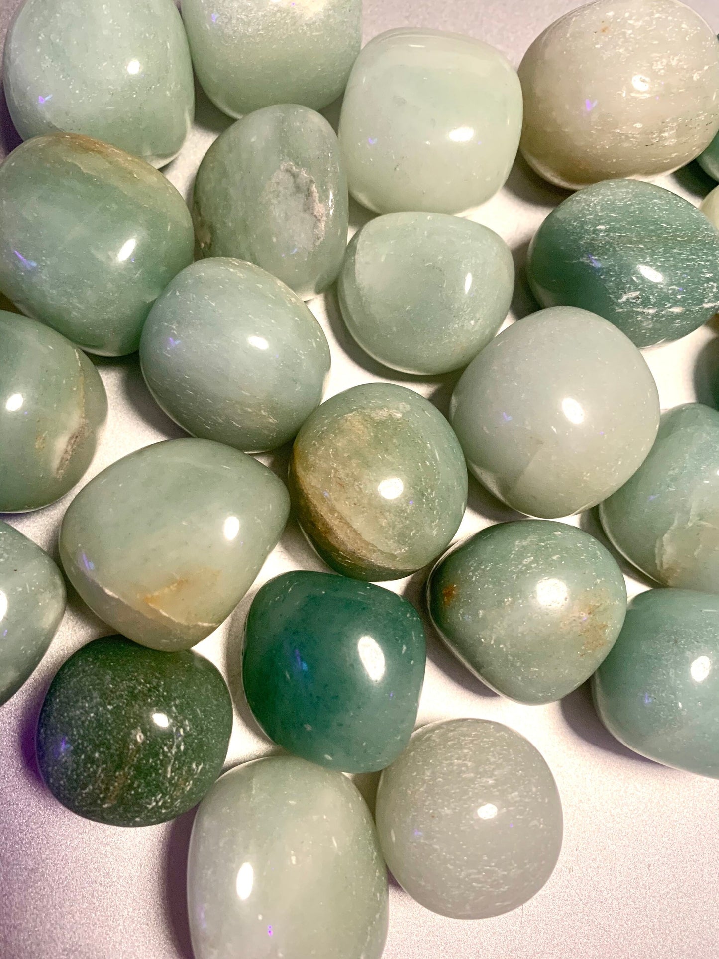 Green Aventurine Tumbled Polished Stones Natural Crystal Gemstones