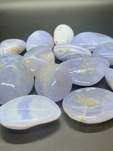 Load image into Gallery viewer, Blue Chalcedony Tumbled Gemstones
