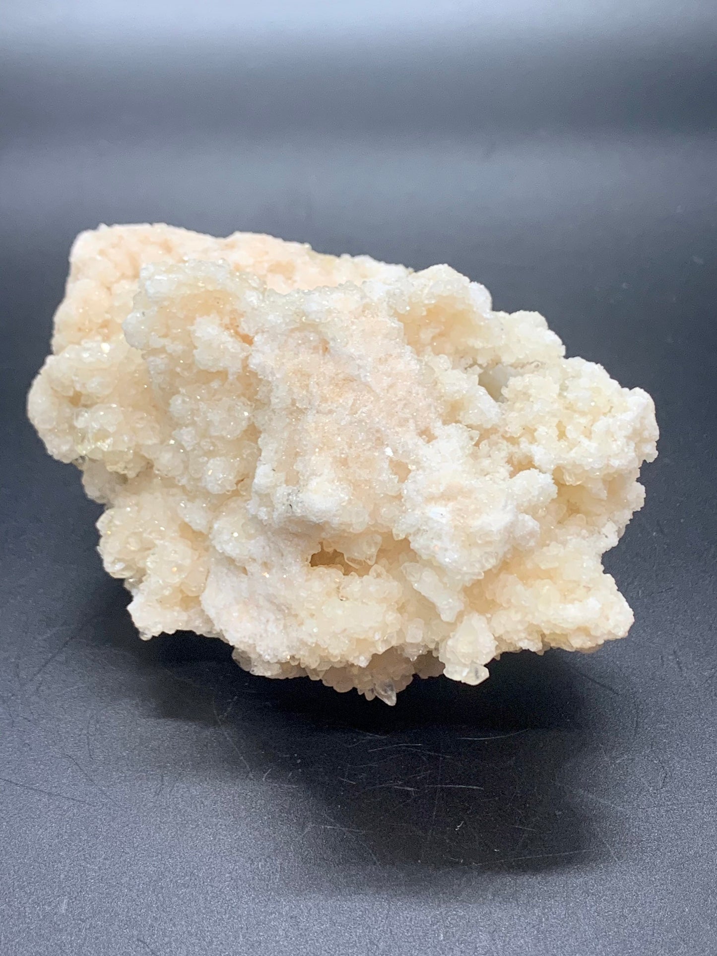 UV Reactive Calcite Apophyllite Matrix Crystal Cluster