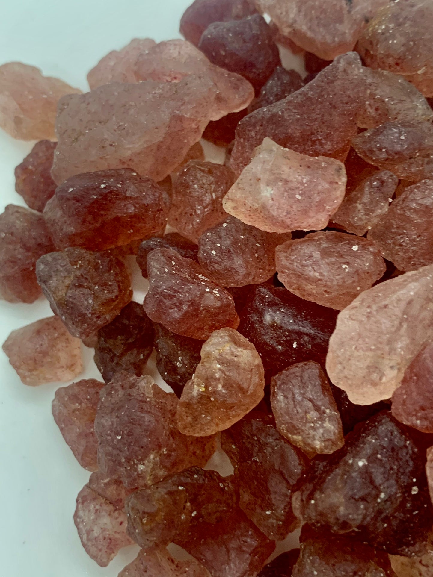 Strawberry Quartz Rough Raw Natural Gemstones