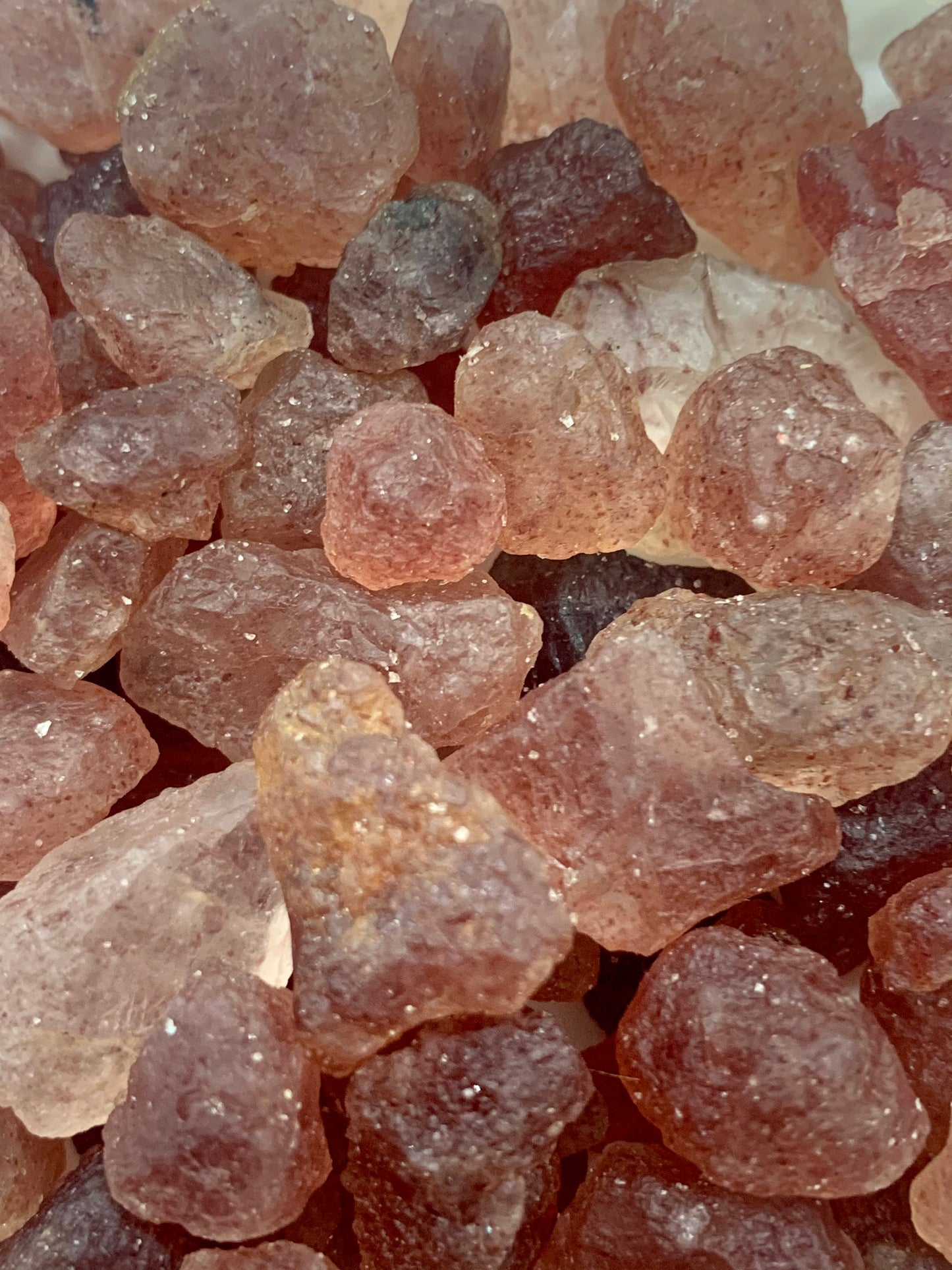 Strawberry Quartz Rough Raw Natural Gemstones