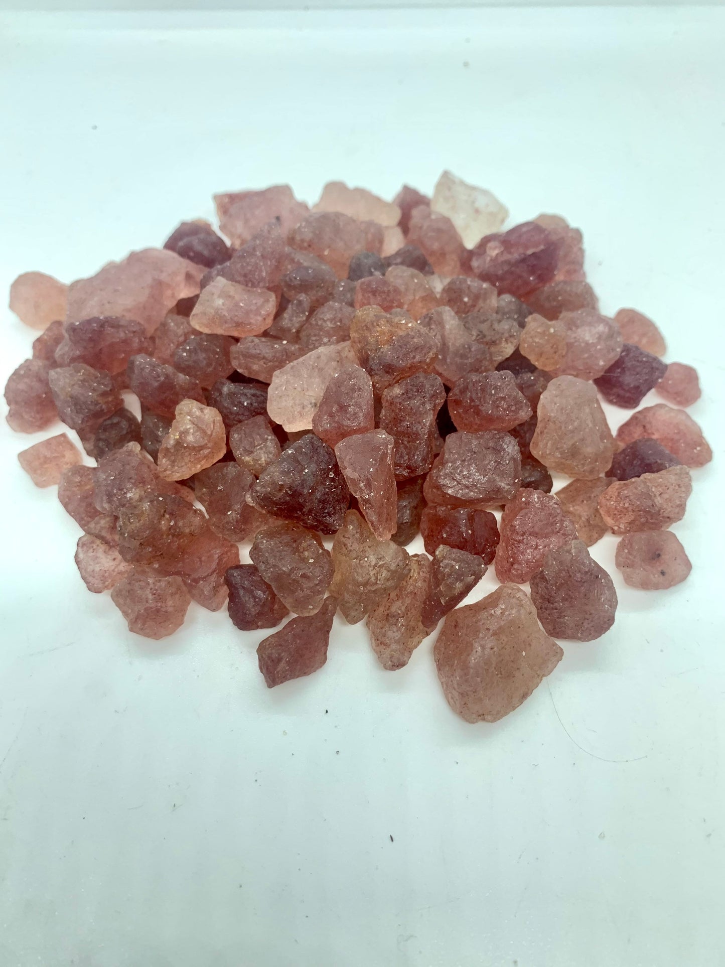 Strawberry Quartz Rough Raw Natural Gemstones