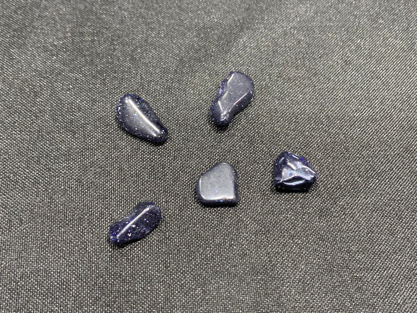 Blue Goldstone Tumbled Small