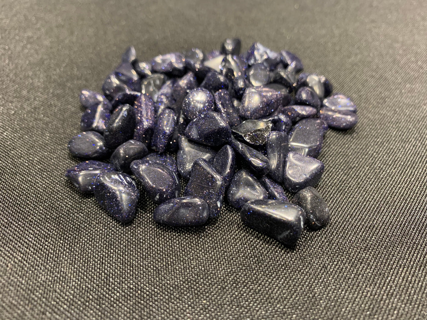 Blue Goldstone Tumbled Small