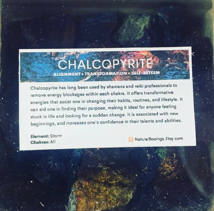 Natural Rough Chalcopyrite Chunks