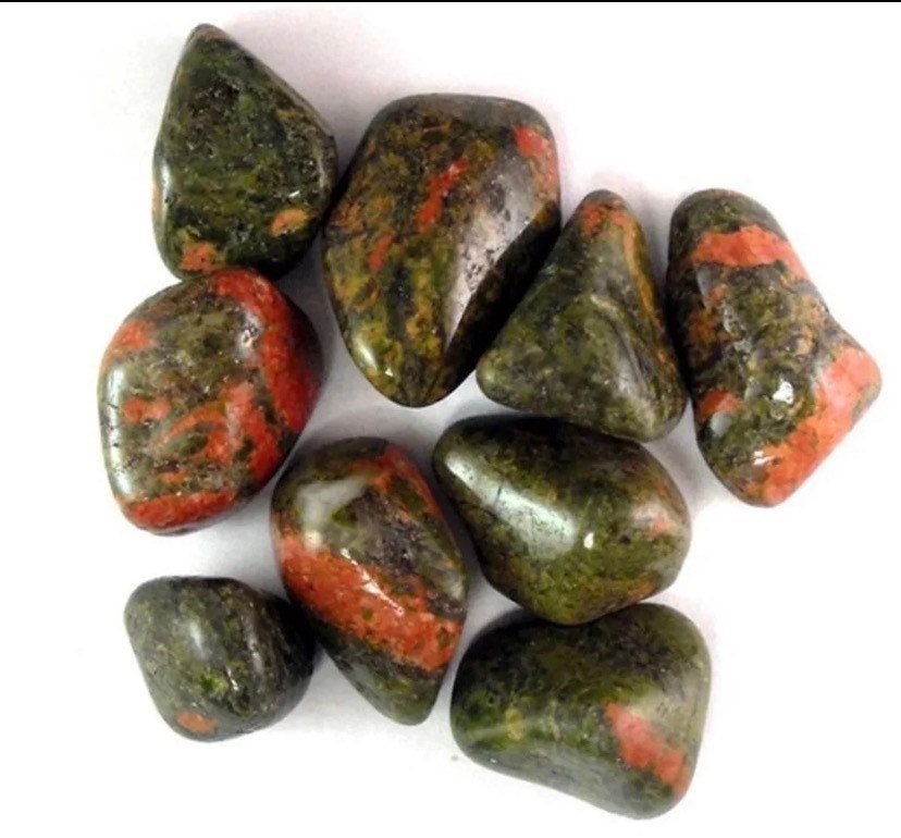 Unakite Tumbled Stones - Natural Crystal Gemstones