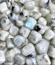 Load image into Gallery viewer, Rainbow Moonstone Natural Tumbled
