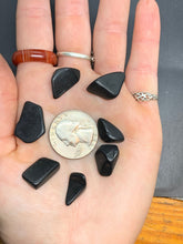 Load image into Gallery viewer, Shungite Tumbled Crystal Gemstone Chips 5 - 15 mm / Shungite Mineral / Real Shungite / EMF Protection
