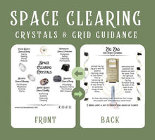 Load image into Gallery viewer, Space Clearing Crystal Grid Set / Energy Cleansing Crystals  / Zig Zag Crystal Grid / Negative Energy Clearing
