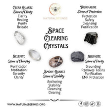 Load image into Gallery viewer, Space Clearing Crystal Grid Set / Energy Cleansing Crystals  / Zig Zag Crystal Grid / Negative Energy Clearing
