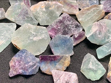 Load image into Gallery viewer, Rainbow Fluorite Rough Raw Natural Crystal Tumbling Stones
