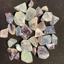 Load image into Gallery viewer, Rainbow Fluorite Rough Raw Natural Crystal Tumbling Stones
