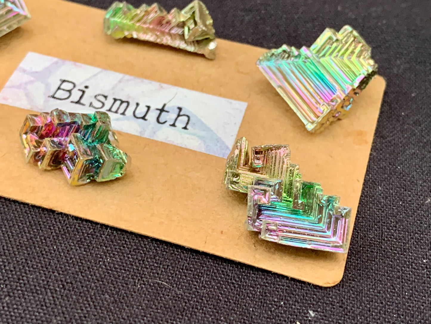 Bismuth Metal Crystal Specimen