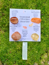 Load image into Gallery viewer, Seasonal Affective Disorder Stones / Crystal Healing Set / Crystal Prescription / Metaphysical Healing
