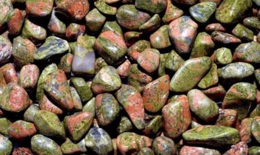 Unakite Natural Tumbled Stones