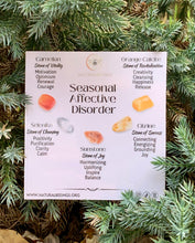 Load image into Gallery viewer, Seasonal Affective Disorder Stones / Crystal Healing Set / Crystal Prescription / Metaphysical Healing
