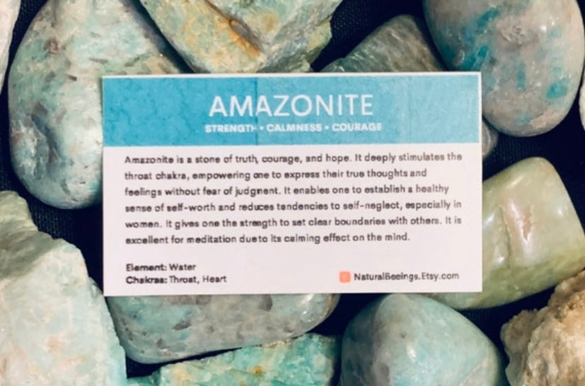 Amazonite Natural Tumbled Stones